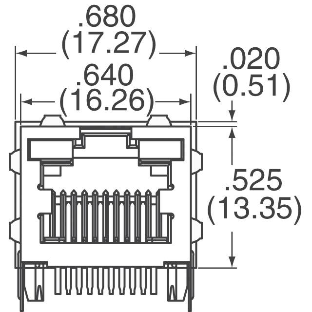 2-406549-9 TE Connectivity AMP Connectors  Modular Connector Jacks